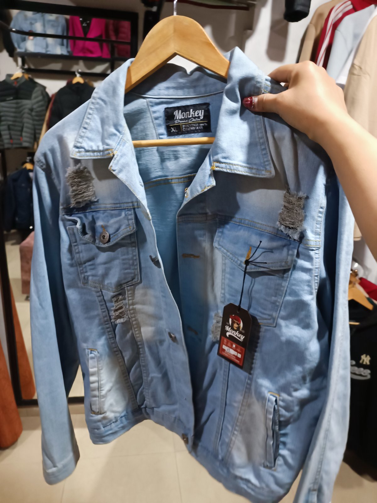 CHAQUETA JEAN HOMBRE