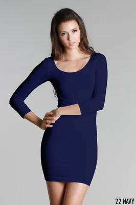 Vestido Dama Azúl Oscuro
