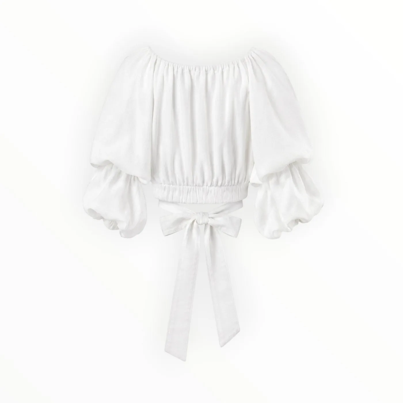 Blusa Tela Fría Blanca Dama
