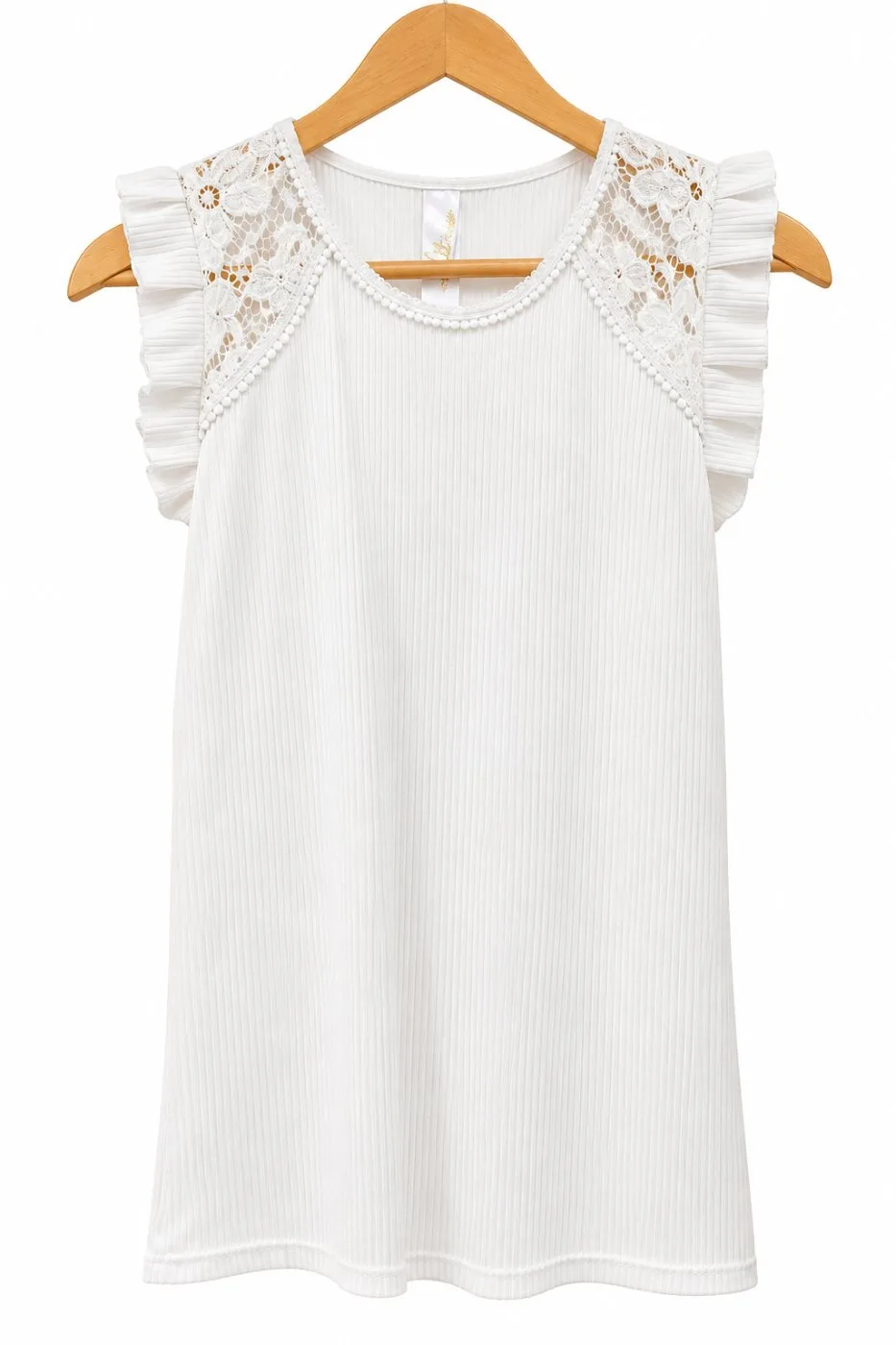 Blusa Dama Blanca Manga Corta