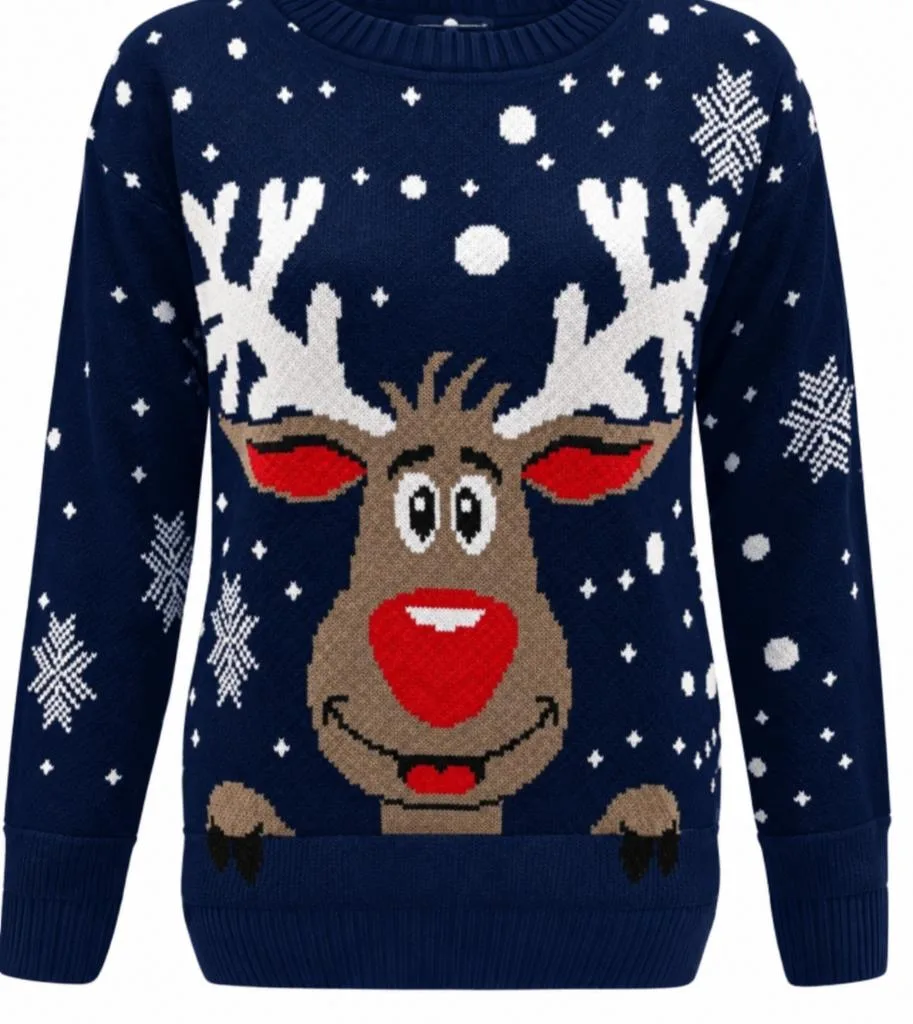 Buso Navideño Azul Reno