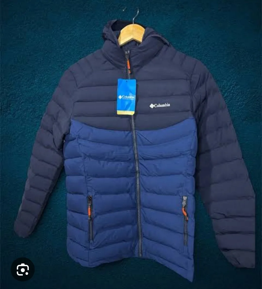 Chaqueta Columbia Azul Dual Color Hombre