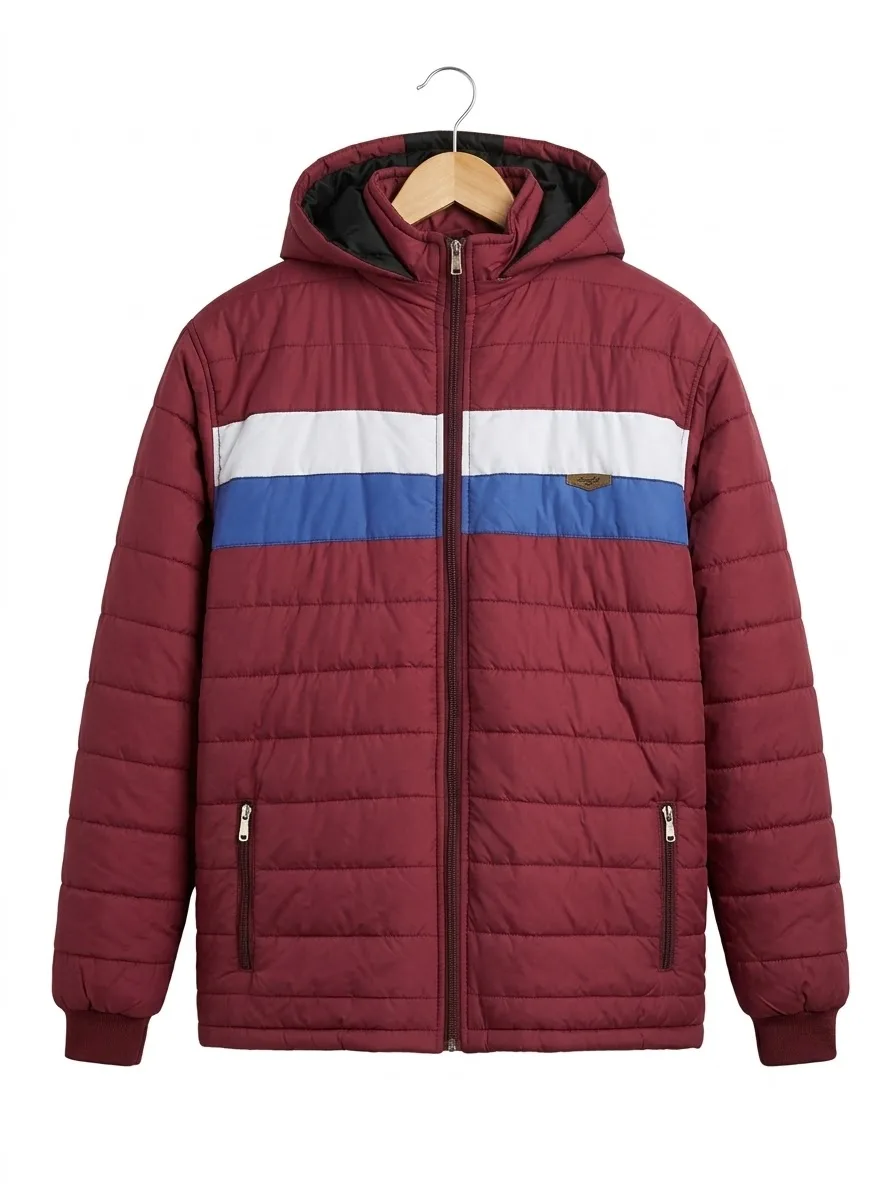 Chaqueta Juandres Impermeable Vino Hombre