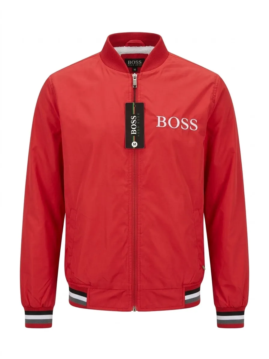 Chaqueta Impermeable Boss Dama Roja