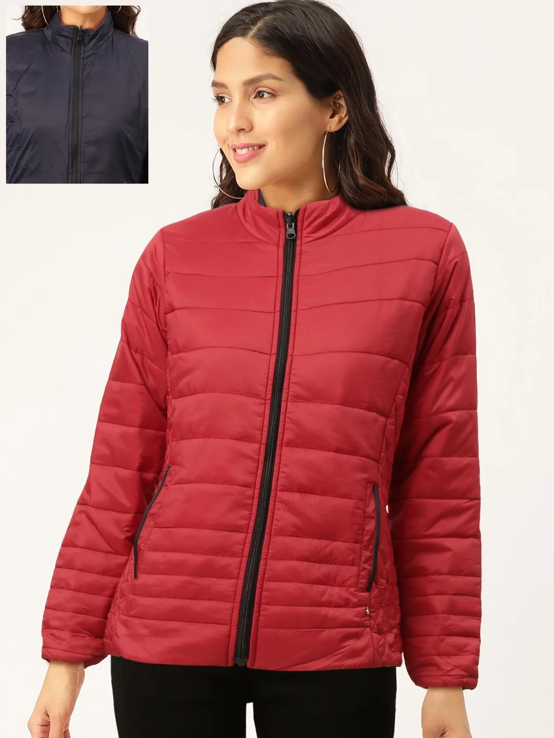 Chaqueta Impermeable Roja Dama Nacional sin Capota