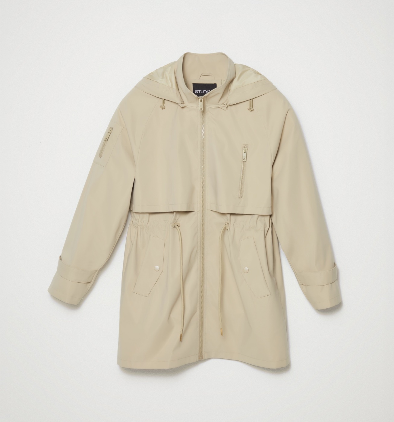 Chaqueta Parka Dama Beige