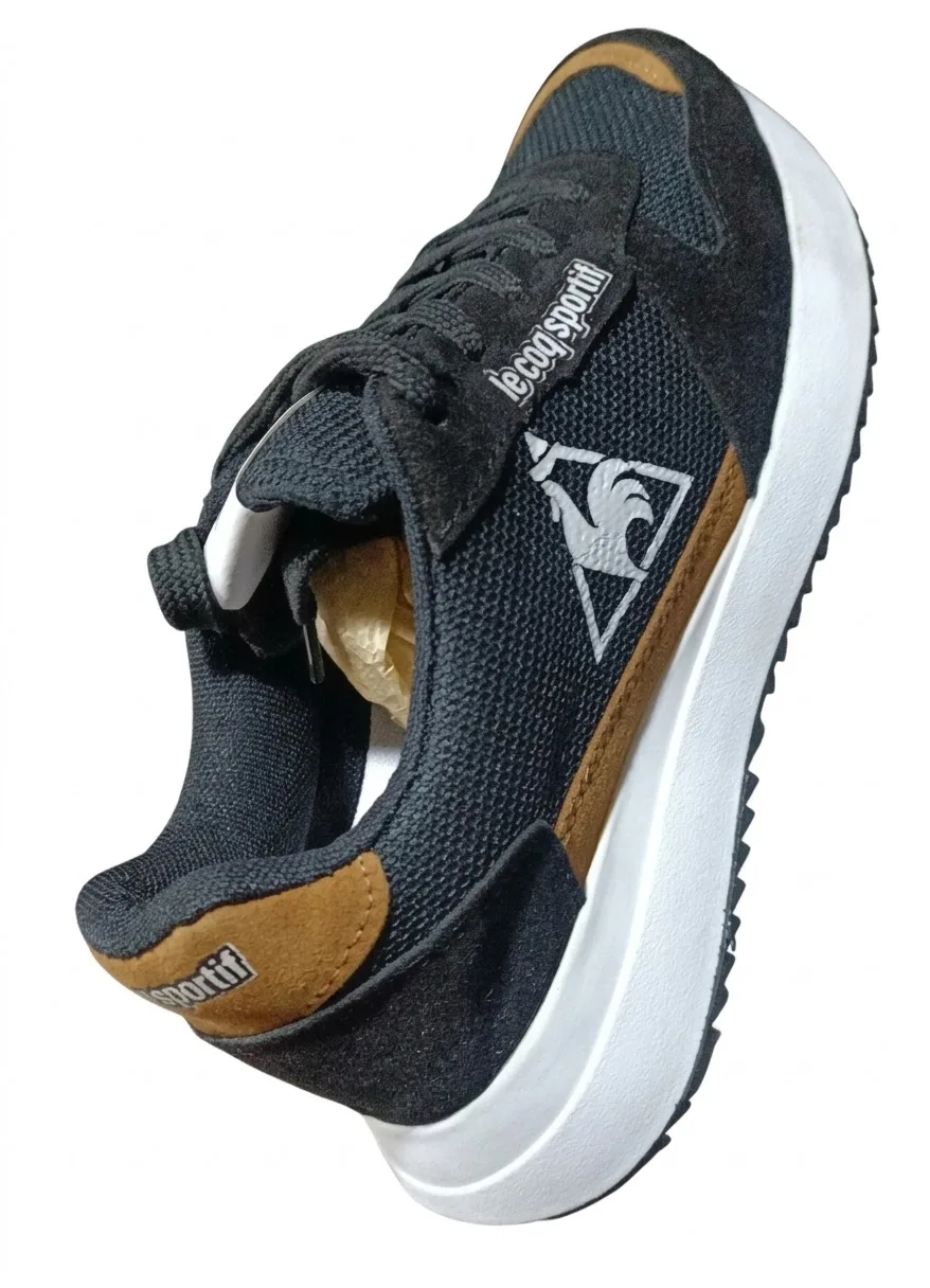 Zapato Le Coq Sportif Gallo Negro con Café