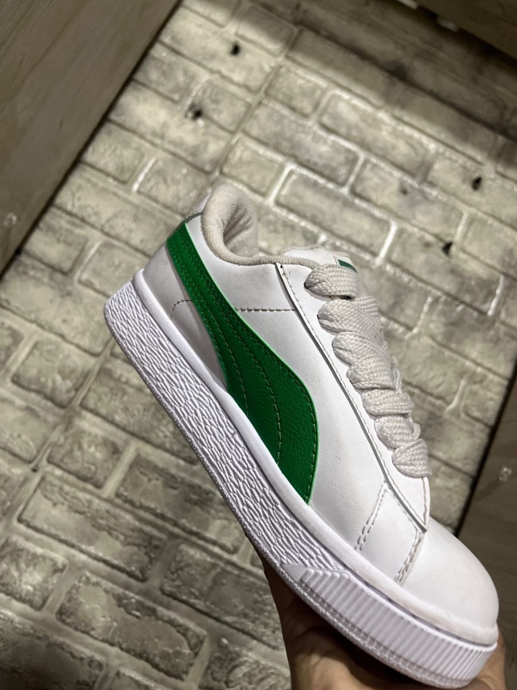 Zapatos Puma Suede XL Raya Verde
