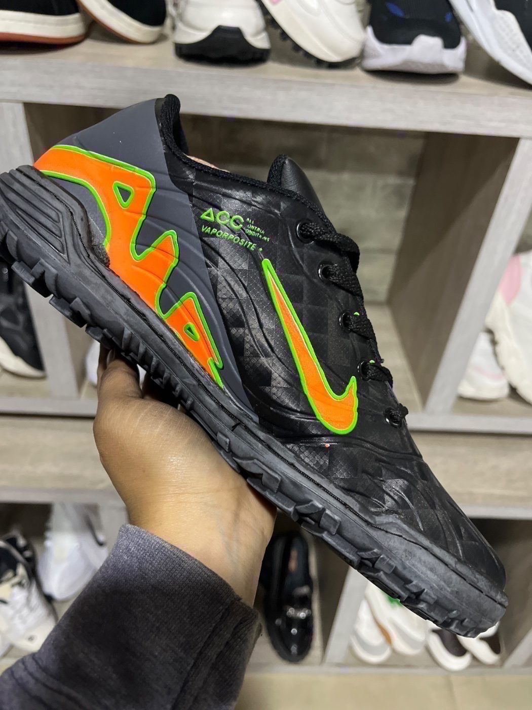 Nike Deportivos Negro-Naranja