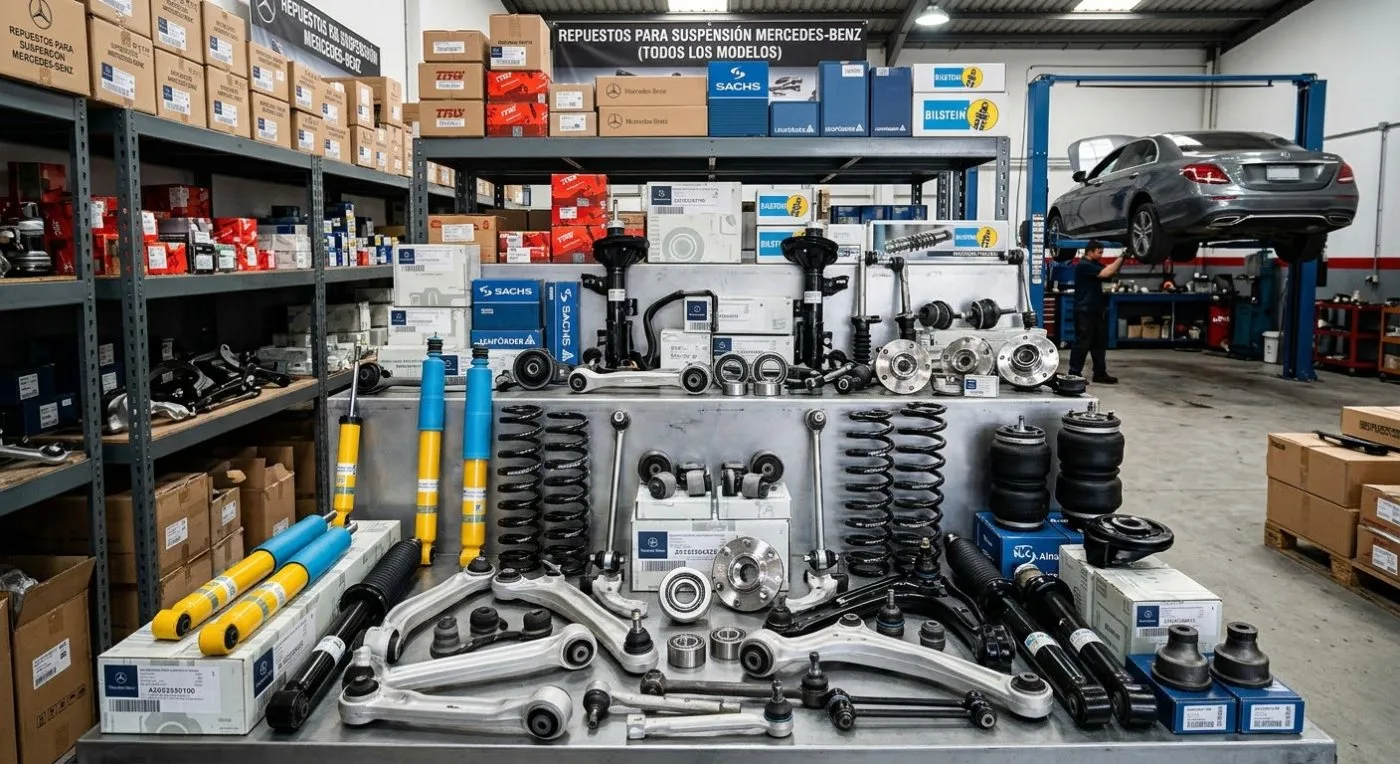 Repuestos para Suspension Mercedes Benz Todos los Modelos