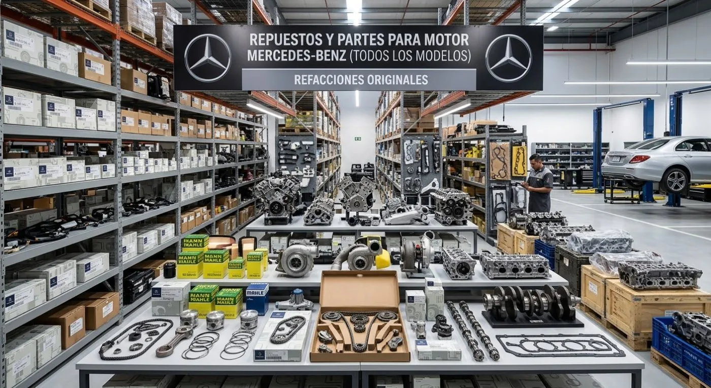 Repuestos y Partes para Motor Mercedes Benz Todos los Modelos.