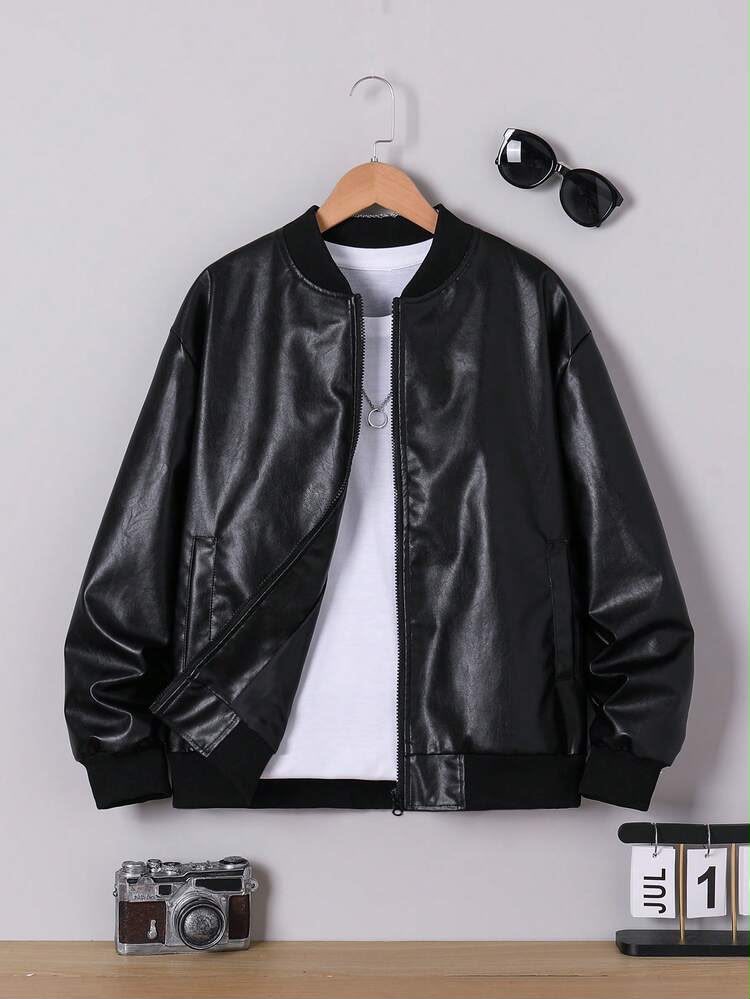 Chaqueta Cuero Hombre