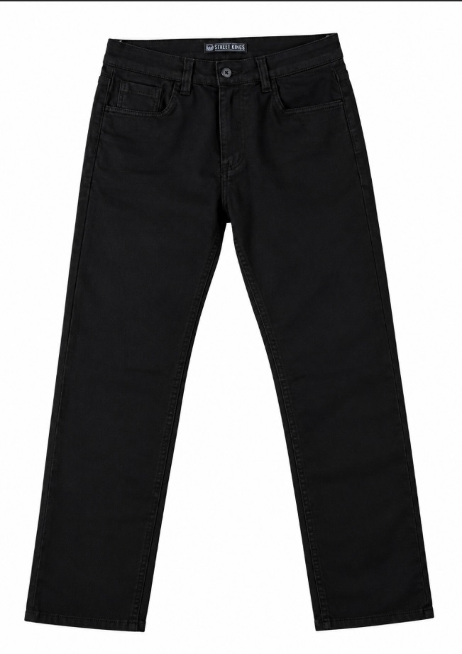 Pantalón Dril Caballero Street Style Negro