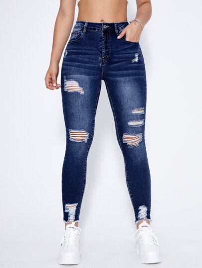 Jeans Cesstoi Dama Azul