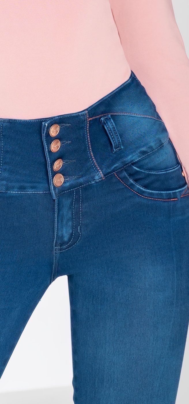 Jeans Libye Azul 3 Botones